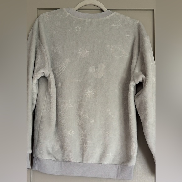 Disney Mickey Mouse Gray Fleece Sweatshirt Small - Picture 9 of 9